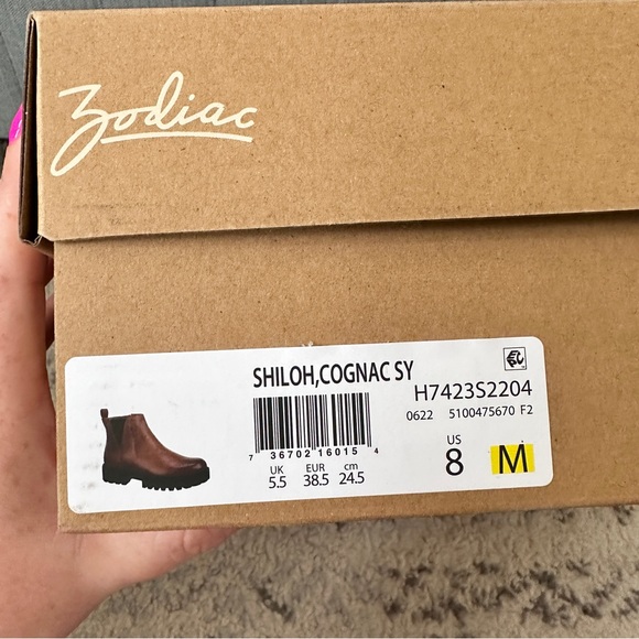 Zodiac Brown Ankle Boots - Picture 2 of 5